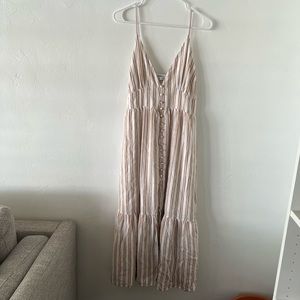 Abercrombie and Fitch button through maxi.